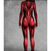 Unisex Cyber Punk 3D Digital Printing Halloween Party Role Play Outfit Women Men Cosplay Costume Carnival Jumpsuit