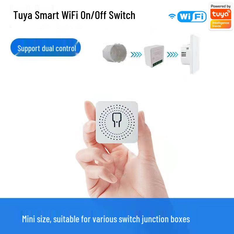 Tuya Smart Mini WiFi Switch: Hidden Voice-Controlled Timer Module