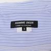 COMMEdesGARCONS HOMME DEUX DN-B053 Blue Cotton Regular Color Long Sleeve Striped Shirt tops M blueUsed
