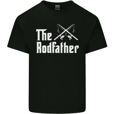 The Rodfather Funny Fishing Fisherman Mens Cotton T-Shirt Tee Top