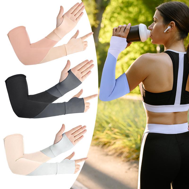 Ice Silk Sun Protection Sleeves for Outdoor Activities