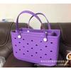 Borse estive carine con buchi Borsa a spalla in EVA Borsa da spiaggia mini in gelatina DIY Borsa a tote