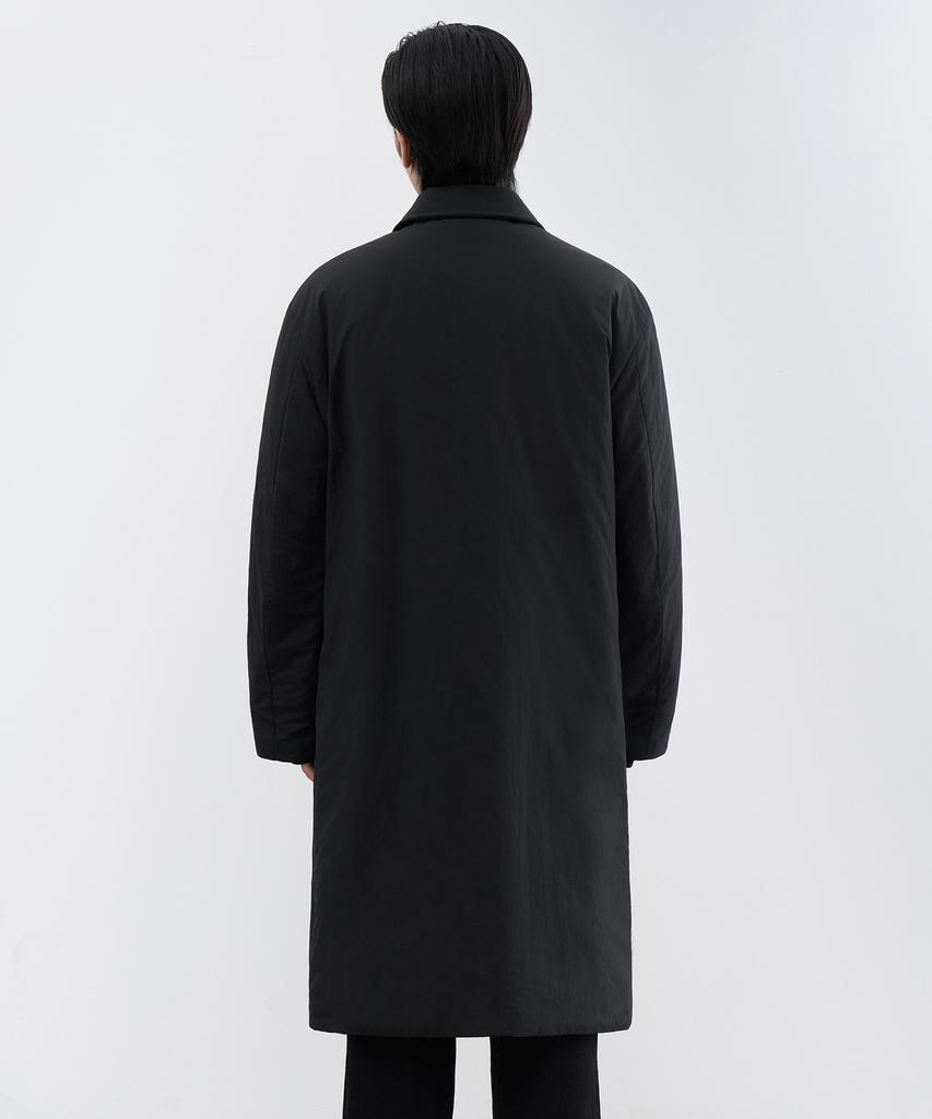 Musinsa Standard Padded Balmacaan Trench Coat [Black]