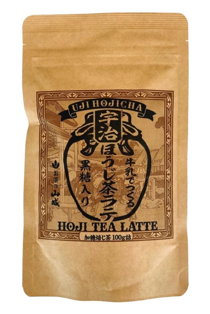 Yamashiro Bussan Uji Hojicha Latte with 100g (made milk)