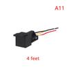 Universal 40A 12V-72V Automotive Relay 4/5Pin with Interlocking Socket for RV Truck Van Motorcycle Use