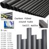 1pcs Length 200/500mm Carbon Fiber Tube High Composite Hardness Material 3K Twill Matte OD 5-28mm Pipes For Plant Protection Aircraft