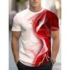 T-shirt Estive Digitali Stampate da Uomo Sono Marche Trendy con Nuovo Design Stampato Maniche Corte. Adatto per l'uso quotidiano all'aperto