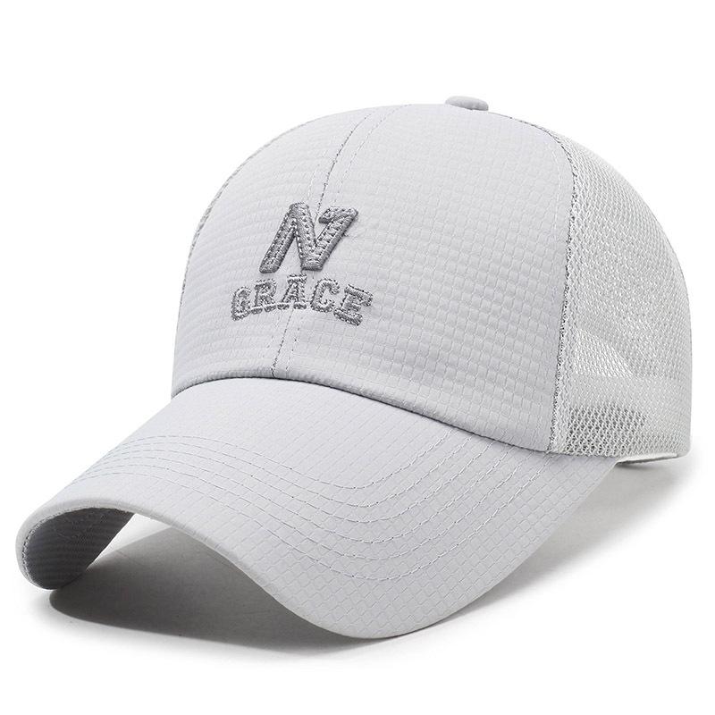 

Летняя шляпа мужская спортивная бейсболка для рыбалки на открытом воздухе защита от солнца сетчатая бейсболка мужская шляпа от солнца серый