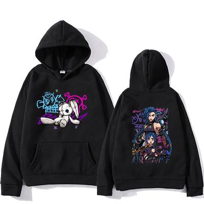 Arcane Jinx Hoodie 2025 Retro Herren/Damen Hoodies Harajuku Ästhetische Kleidung Unisex Winter Fleece Pullover Sweatshirt Vintage