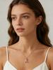 Delicate Cute Pink Zircon Bear Pendant Necklace for Women Girl, Stylish Animal Necklace, Exquisite Luxury Jewelry Accessories
