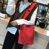 New Single Shoulder Bag Women's Bag Trendy and Versatile Simple and Fashionable Korean Edition Large Capacity Shoulder Handheld