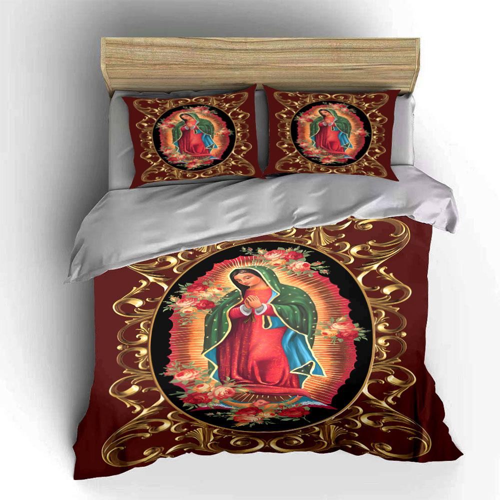 Religious Wall Decor Set Multiple Sizes Kid'S And Adults' Bedroom Exquisite 3Pc Bedding Set, Gift