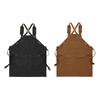 Canvas Apron with Adjustable Straps Ideal for Culinary Tasks And Hairdressing