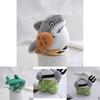 Trendy Shark Plush Toy Shark Fork Doll Shark Watermelon Figurine