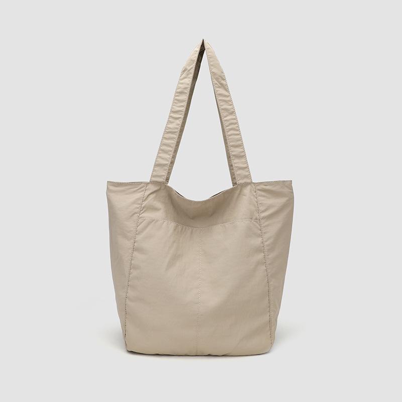 Borsa a tracolla casual impermeabile in nylon stile giapponese per donna design di nicchia borsa tote in tela di grande capacità per pendolari