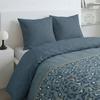 Parure de Lit - 260 x 240 cm - Coton Imprimé Léopard Bleu - TODAY SUNSHINE