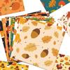 Thanksgiving Tree Themed Leaf Pumpkin Pattern Party Gift Decor Paper Packaging