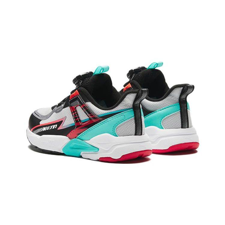 Anta Kids Balance Bike Non-Slip Wear-Resistant Low-Top Running Shoes Kids Shoes Black Silver Red 312349963-1