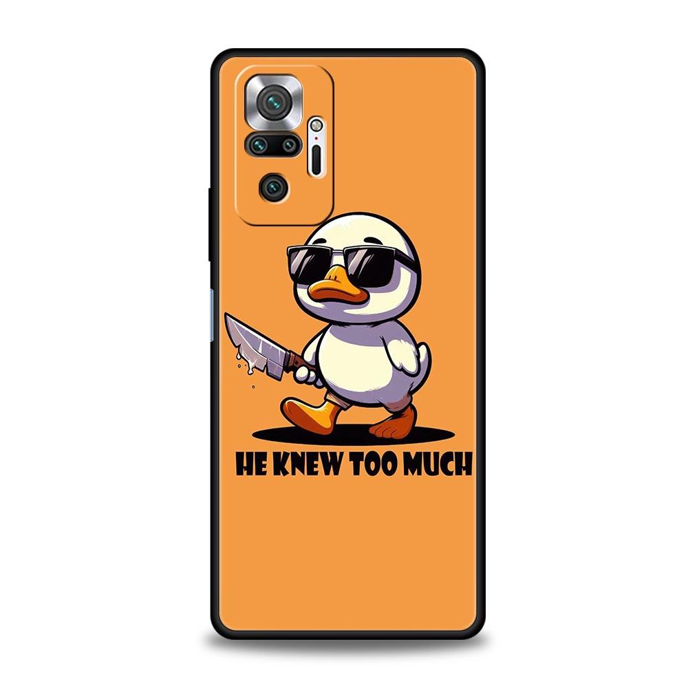 Phone Case For Xiaomi Redmi Note 14 13 12 Pro Plus 5G 9S 9 10 11 4G 14C 13C 12C 10C 9C 9A Yellow Duck Soft Cover
