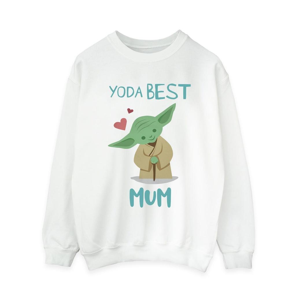 Star Wars Womens/Ladies Yoda Best Mum Sweatshirt