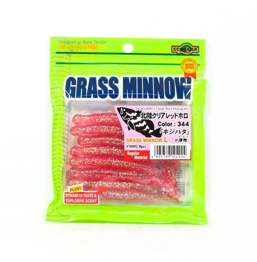 Ecogear Měkká nástraha Grass Minnow L 3-1/4 palce 8 kusů v balení 344 (4924)