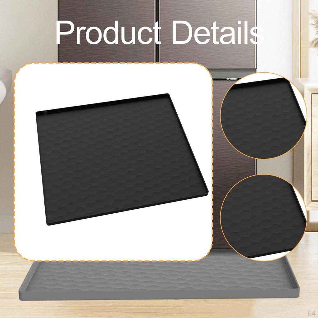 60 X Cm Silikonová podložka do lednice Protiskluzová Proti odkapávání Přenosná Domácí Mraznička Odkapávací tác