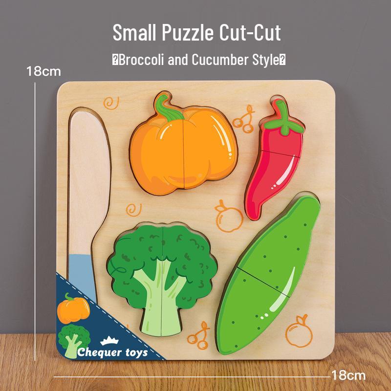 

Детская развивающая ролевая игра Деревянный пазл: Симуляция фруктов, овощей и стоматолога