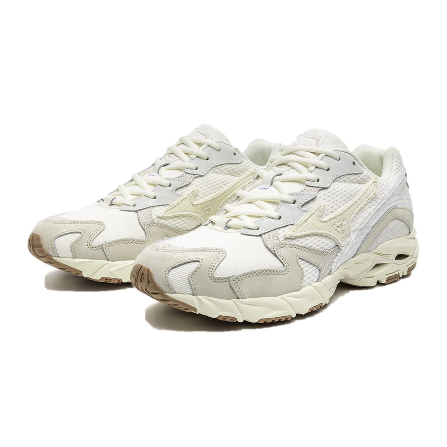 

Mizuno Wave Rider 10 Casual x Size 2E Sneakers, Fashion, Unisex, Off-White White, 25.5 cm,