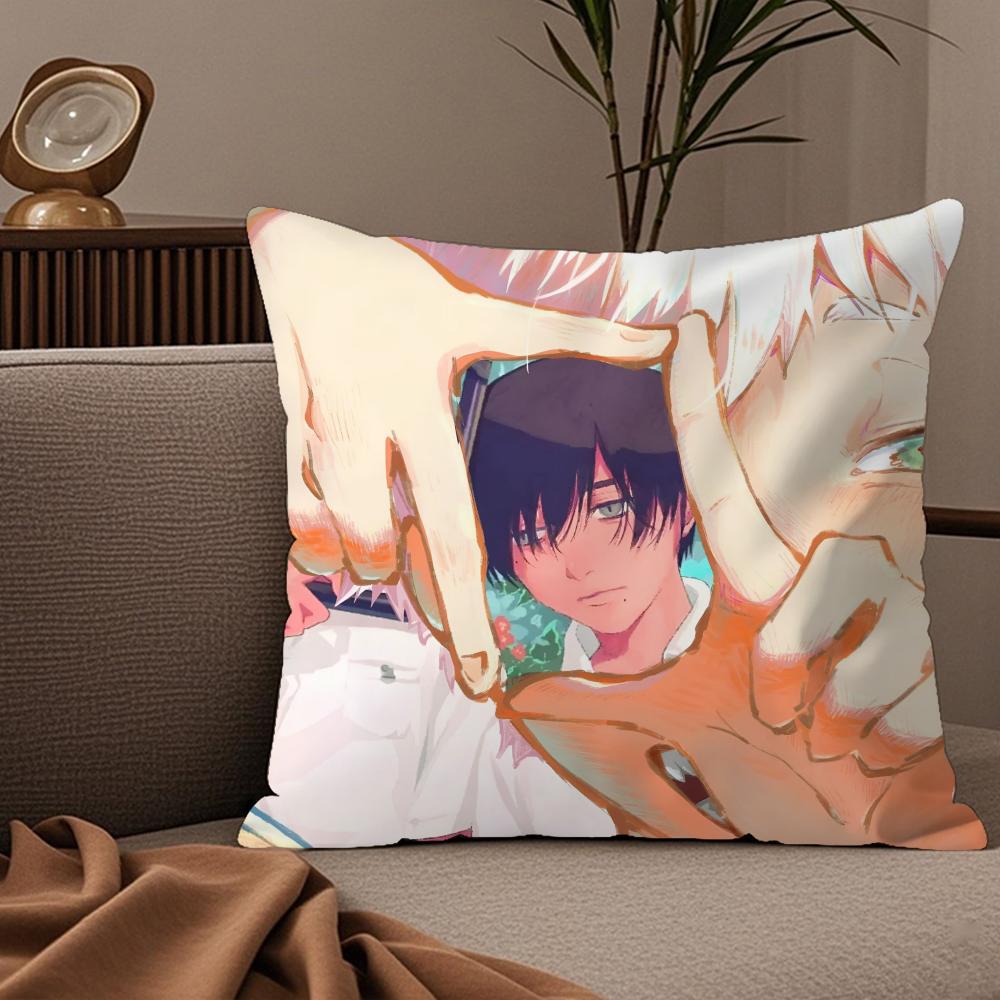 Anime The Summer Hikaru Died Pillow Case Silky Elegant Comfort Sofa Bed Invisible Zipper