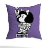 Cute M-Mafalda Pillow Case Pillow Case Living Room Sofa Cushion Cover Suitable For Home Bedroom Room Decoration