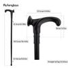 Bacchetta Fatata Ergonomica Nera Lega Spirale Bastone da Passeggio Mano Sinistra Bastone da Passeggio Bacchetta Cosplay Matrimonio Festa di Compleanno Bastone 92cm
