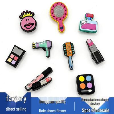 PVC Floral Cartoon Shoe Charms and Buckles for Crocs