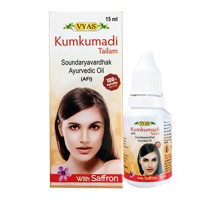 Kumkumadi Tailam: olio rigenerante (15 ml), Kumkumadi Tailam, Vyas