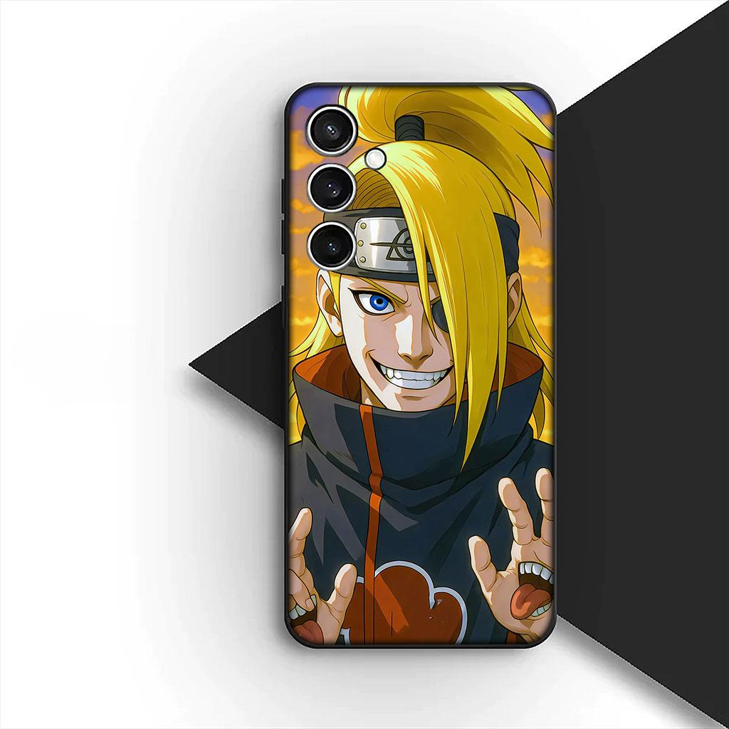 Phone Cover for Samsung Galaxy S22 S21 S20 FE Ultra Plus A07 A17 A15 A16 A25 A57 A37 Case Akatsuki Deidara Narutos Itachi Uchiha