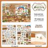 Infeel.Me My Little House 3D Scenery Stickers - Miniature Two-Layer Quiet Book Series