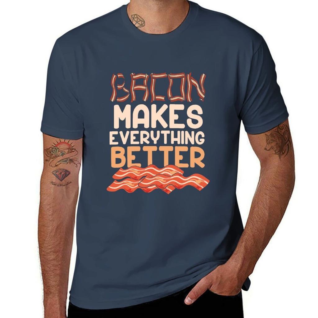 Bacon Makes Everything Better Tshirt Perforunisexce Workout Short Sleeve Tee Tshirt