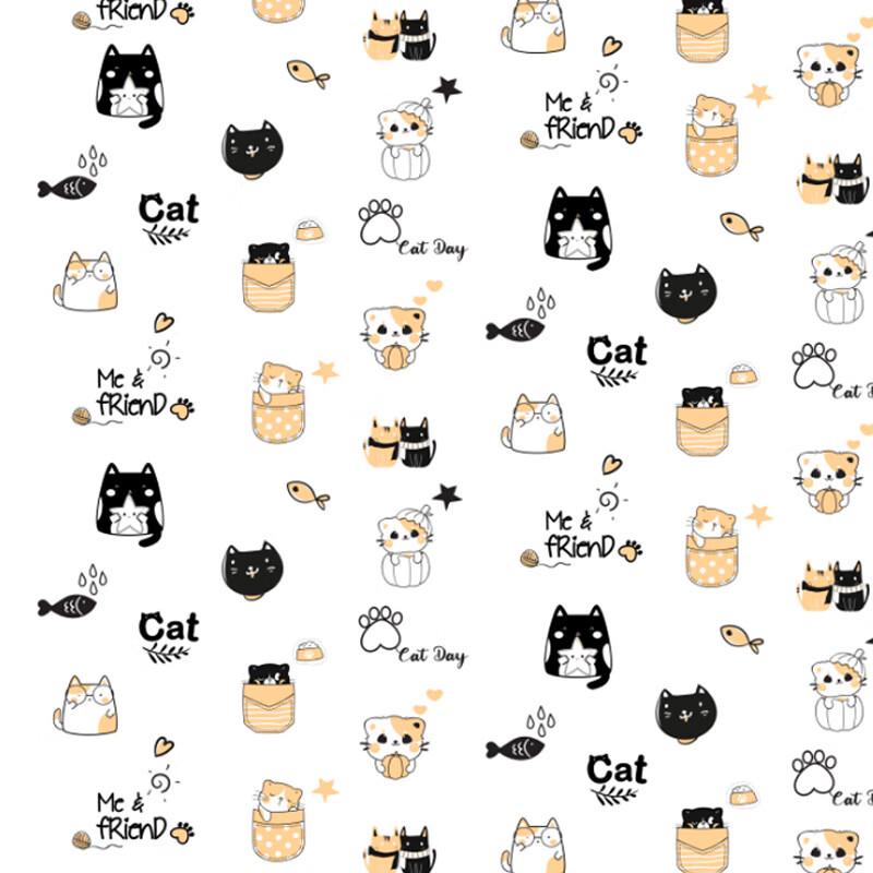 

Handon Disposable Cat Print Tablecloth