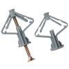 100 STuks Plastic Holle Wandankers Pluggen & Schroeven Vlinderankers Gipsplaat