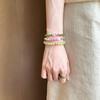 Natural Red Stone Agate Beaded Bracelet, Fashionable, Simple and Versatile, High-end Sense, Niche Personalized Jewelry Women