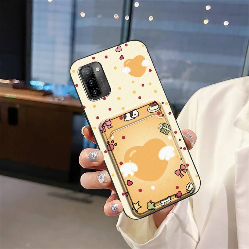 Shockproof Dirt-resistant Phone Case For Ulefone Note12P Soft case Cartoon Card slot Fashion Design Silicone TPU Cover