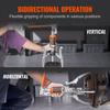 VEVOR Hydraulic Gear Puller, 5 Ton Max Capacity Wheel Bearing Pulling Separator, 2 or 3 Jaws Puller, Vertically and Horizontally