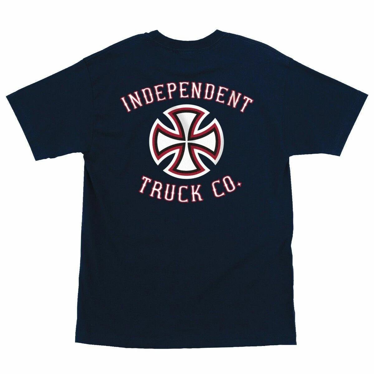 Independent Trucks PENNANT Skateboard T Shirt NAVY XXXL