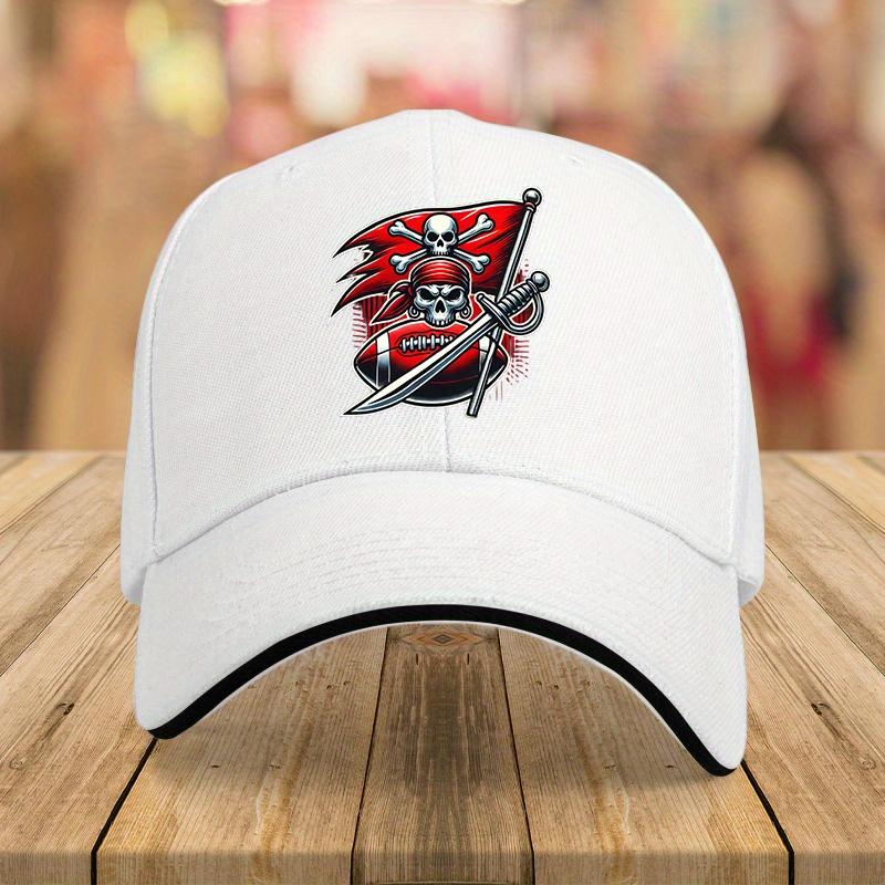 Woven fabricTampa Bay Pirates Baseball Cap Lightweight Breathable Unisex Sport Hat with Skull Swords Graphic