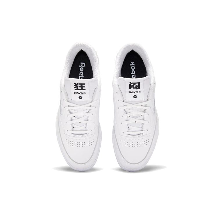 Reebok Club C 85 FMACM White Unisex Sneakers Footwear-White Core-Black G57790