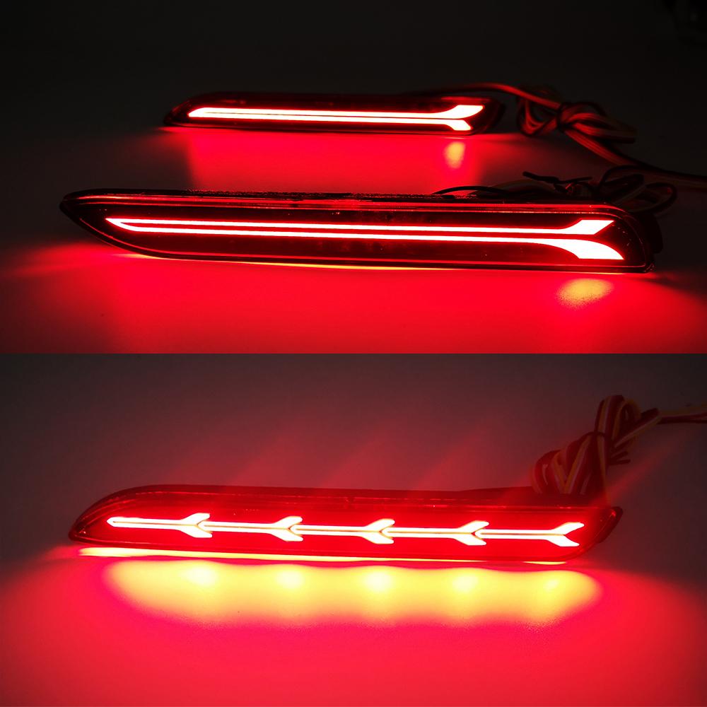Car LED Rear Bumper Reflector Brake Lamp For Toyota RAV4 Harrier Sienna EZ Alphard Aygo Mark X Lexus IS-F GX470 RX300 5630 NX RC