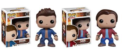 SUPERNATURAL SAM DEAN POP TV VINYLOVÁ FIGURKA KOMBINÁCE od Funko a [položka]