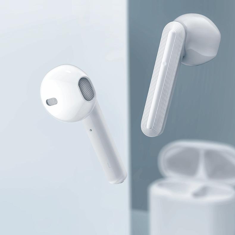 Baseus W09 TWS wireless earbuds with a microphone and a charging case