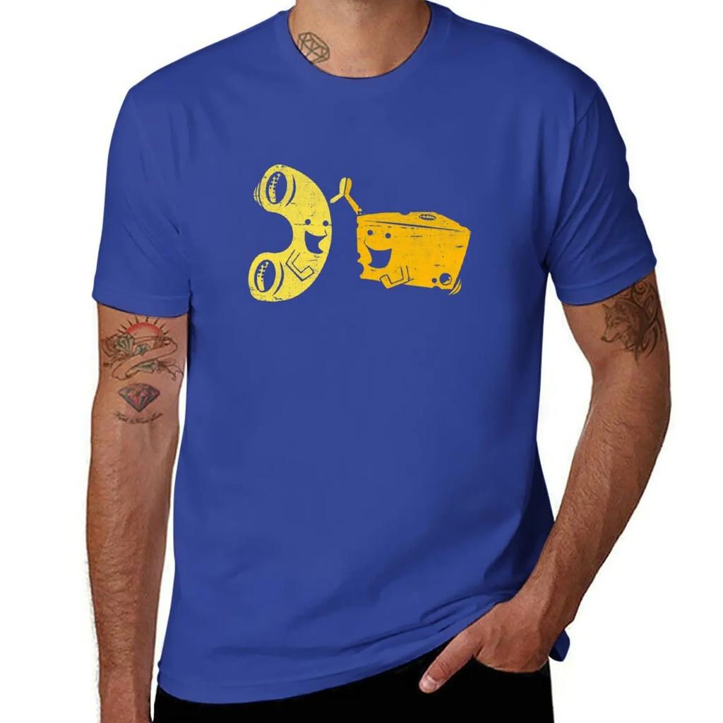 Mac And Cheese T-Shirt vintage graphic tee Short sleeve tee mens plain t shirts