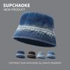 Denim Gradient Color Fisherman Hat Sunshade Flat Top Bucket Hat Men's and Women's Hat