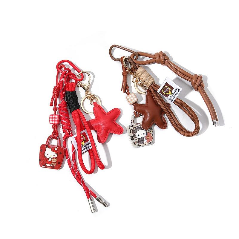 Cute mushroom pendant~ miu series wind climbing rope hand rope cartoon doll bag pendant car keychain tide